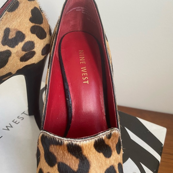 Nine West Leopard Print Heels - Picture 12 of 14